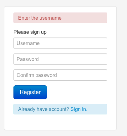 Форма регистрации на PHP